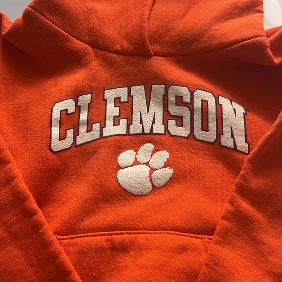 Kids Clemson Hooded Sweatshirt Size Youth XS 2-4 Years - Picture 2 of 3